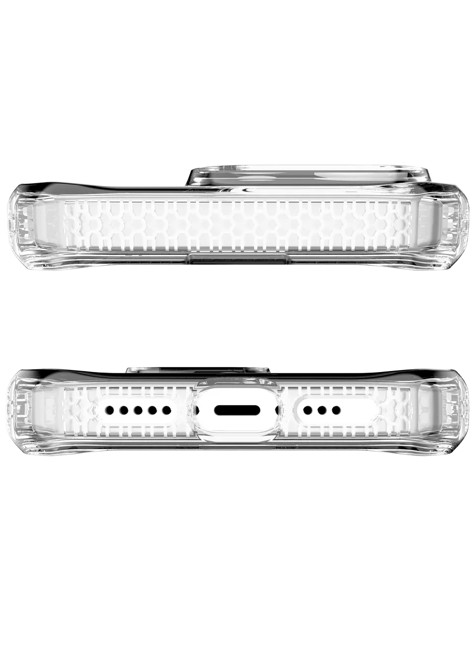 Itskins Hybrid Clear iPhone 15 Pro Magsafe Case - Transparent - Tashqila Itskins Hybrid Clear iPhone 15 Pro Magsafe Case - Transparent - Tashqila